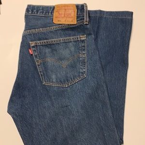 Men’s 501 Blue Jeans W 38 x L 34